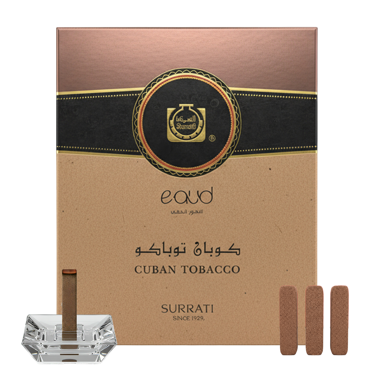 Cuban Tobacco - E-Oud Bakhoor Sticks - 16 Sticks - 75g