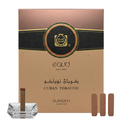 Cuban Tobacco - E-Oud Bakhoor Sticks - 16 Sticks - 75g