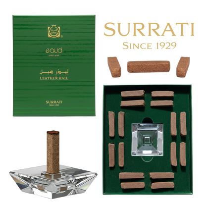 Leather Hail - E-Oud Bakhoor Sticks - 16 Sticks - 75g