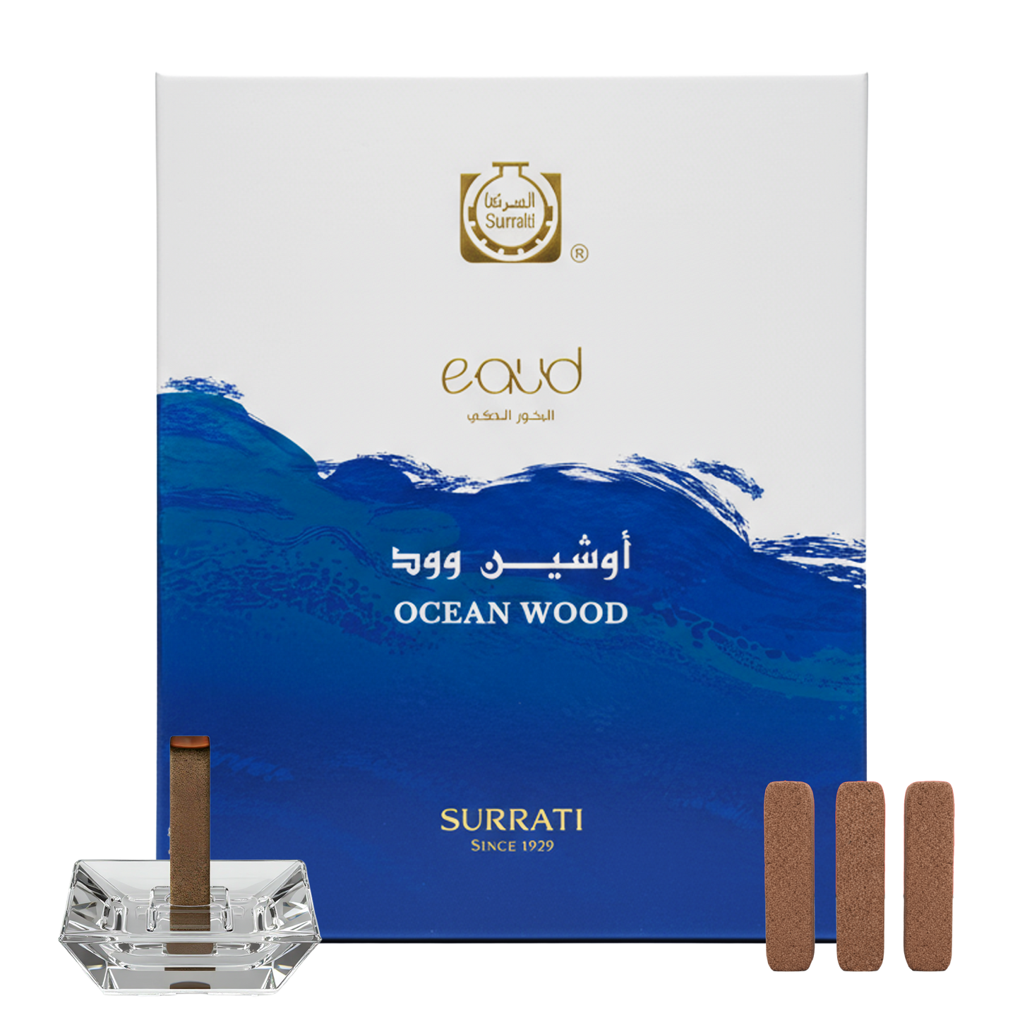 Ocean Wood - E-Oud Bakhoor Sticks - 16 Sticks - 75g