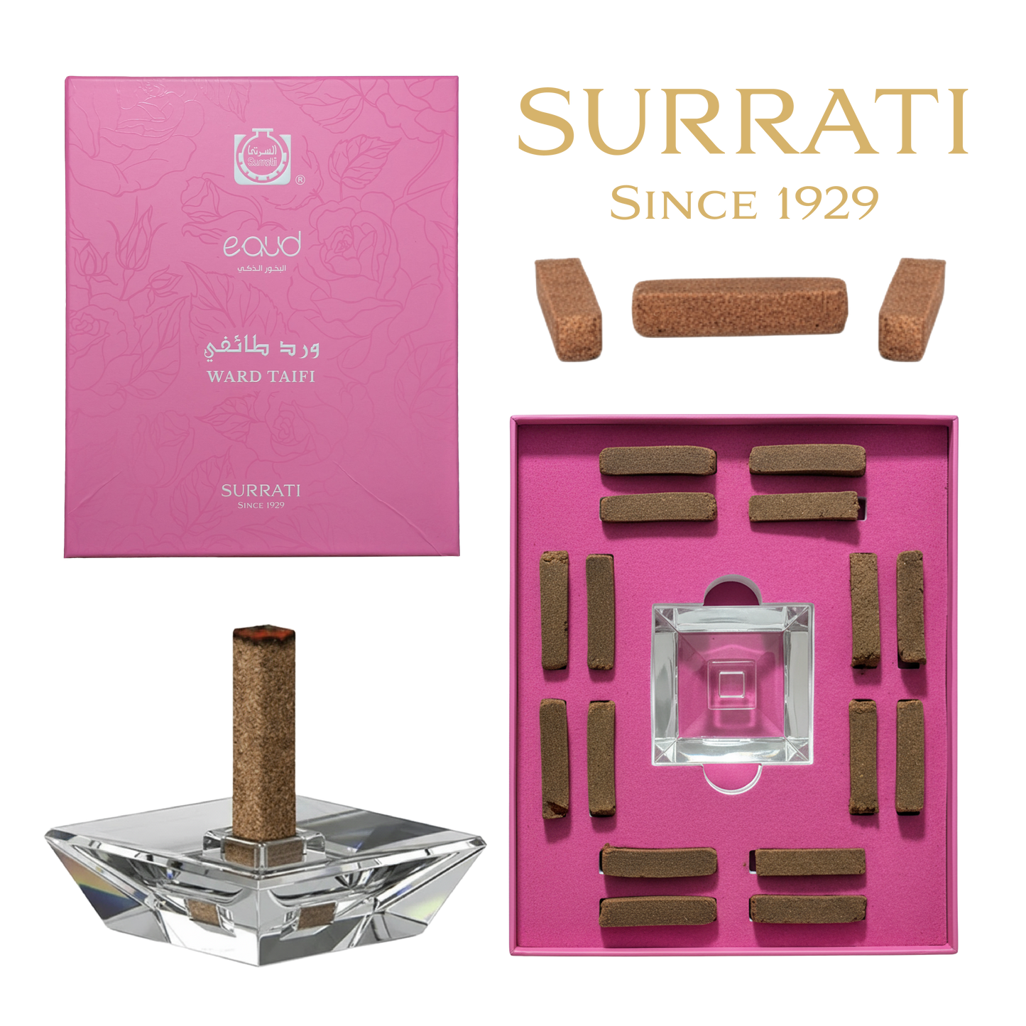 Ward Taifi - E-Oud Bakhoor Sticks - 16 Sticks - 75g
