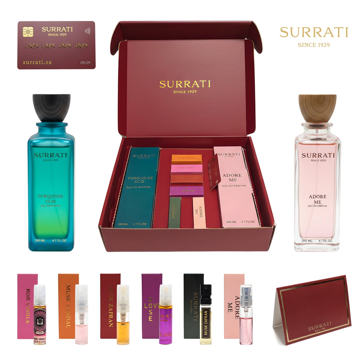 Turquoise Oud & Adore Me - Gift Set - Eau De Parfum - 200mlx2