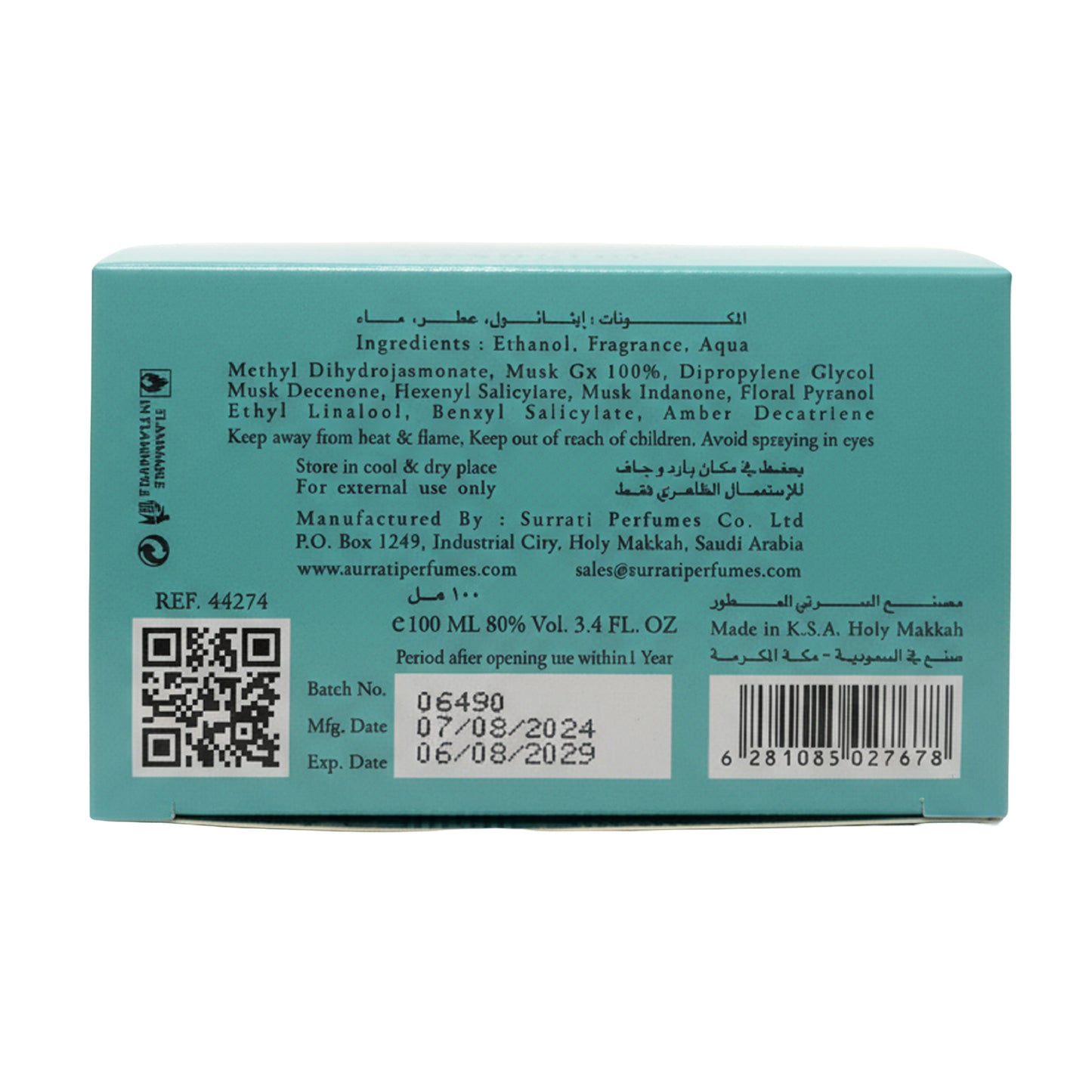 Turquoise - Eau De Parfum - 100ml